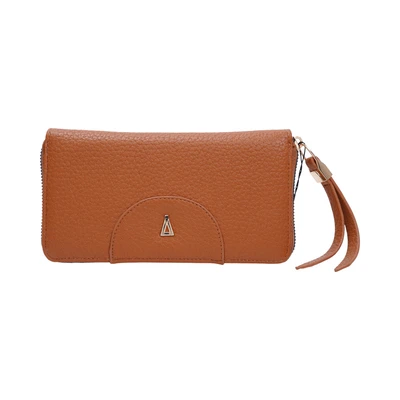 Gambar THYS Dompet Panjang Wanita Dengan Zipper - Cokelat