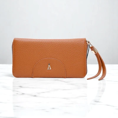 Gambar THYS Dompet Panjang Wanita Dengan Zipper - Cokelat
