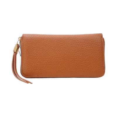 Gambar THYS Dompet Panjang Wanita Dengan Zipper - Cokelat