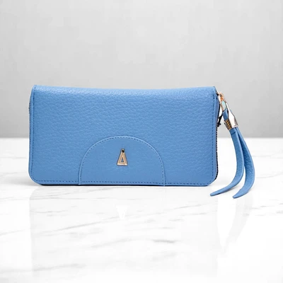 Gambar THYS Dompet Panjang Wanita Dengan Zipper - Biru