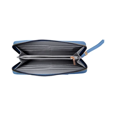 Gambar THYS Dompet Panjang Wanita Dengan Zipper - Biru