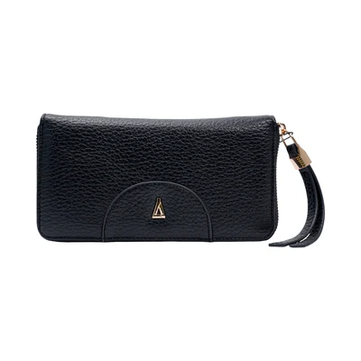 Gambar THYS Dompet Panjang Wanita Dengan Zipper - Hitam