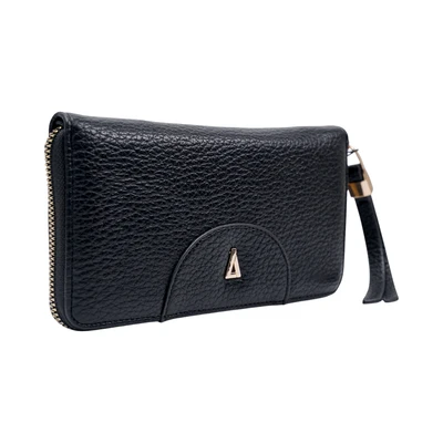 Gambar THYS Dompet Panjang Wanita Dengan Zipper - Hitam