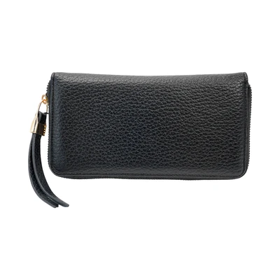 Gambar THYS Dompet Panjang Wanita Dengan Zipper - Hitam