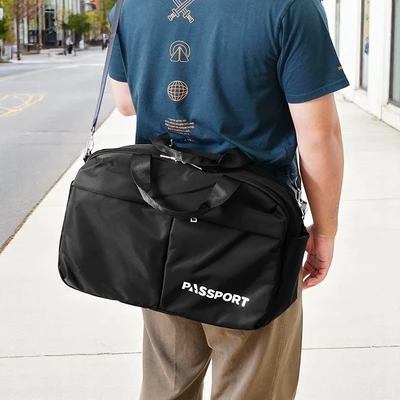 Gambar Passport Celon Tas Duffle - Hitam