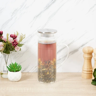 Gambar Appetite Harlbet Teko Minum Kaca 1.2 Liter Transparan