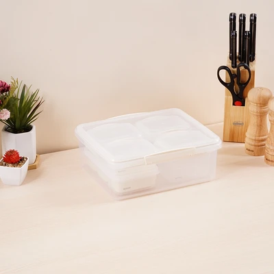 Gambar Picas Wadah Makanan Click Set 9 pcs Transparan