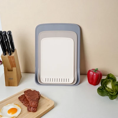 Gambar Culinart Talenan Plastik Standing Set 3 pcs - Mix