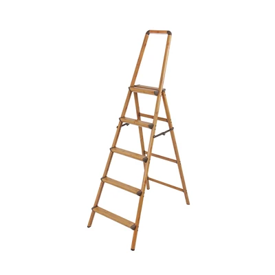 Gambar Krisbow Tangga Lipat Aluminium Handrail 5 Step H133