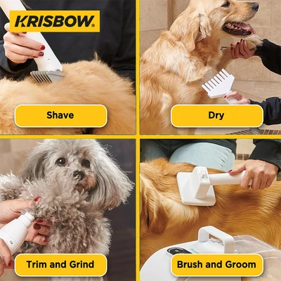 Gambar Krisbow  Vacuum Blower And Grooming Hewan - Putih