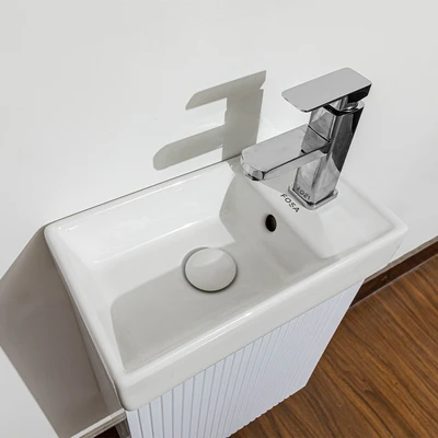 Gambar Fosa Nano Set Kabinet Kamar Mandi PVC - Putih
