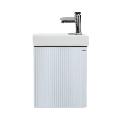 Gambar Fosa Nano Set Kabinet Kamar Mandi PVC - Putih