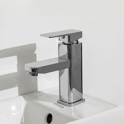 Gambar Fosa Nano Set Kabinet Kamar Mandi PVC - Putih