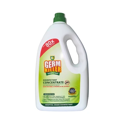 Gambar Germ Killer Citronella Cairan Konsentrat Disinfektan Pembersih Serbaguna 2 ltr - Hijau