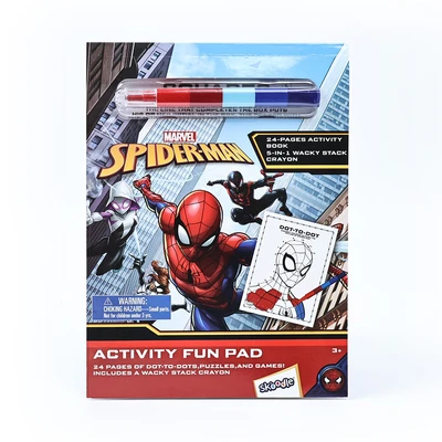 Gambar Red Ridge Set Buku Mewarnai Crayon Spiderman - Mix
