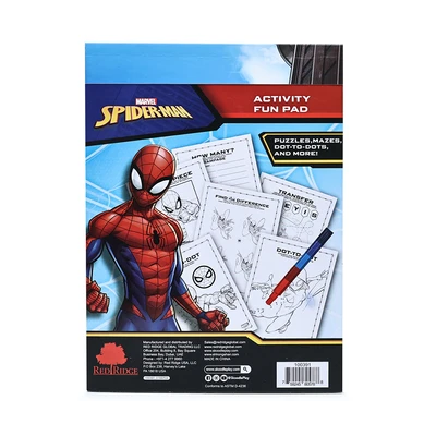 Gambar Red Ridge Set Buku Mewarnai Crayon Spiderman - Mix