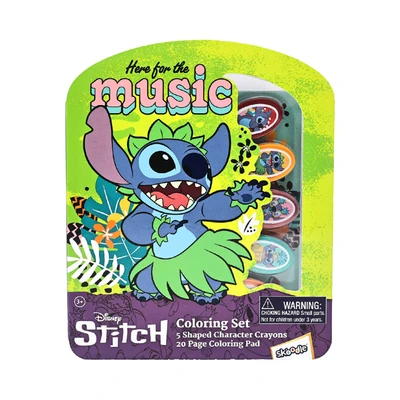 Gambar Red Ridge Set Buku Mewarnai Stitch - Hijau/biru