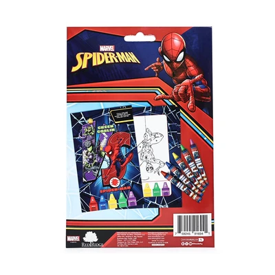 Gambar Red Ridge Set Color By Number Spiderman - Merah/biru