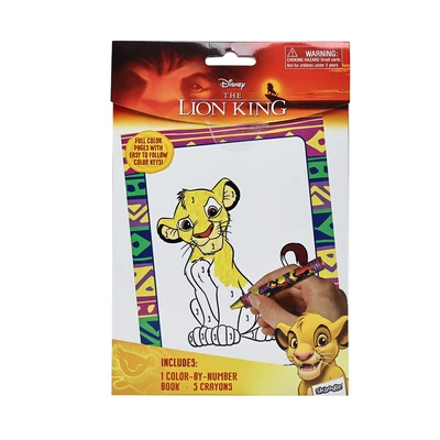 Gambar Red Ridge Set Color By Number The Lion King - Mix