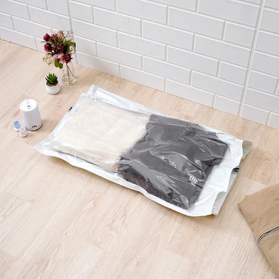 Gambar Stora Set Kantong Vacuum Pakaian Flat 67x100 cm Transparan