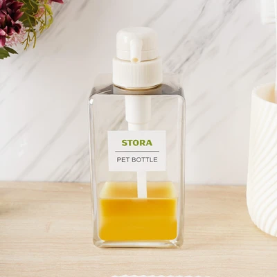 Gambar Stora 450 Ml Dispenser Sabun Plastik - Putih Ivory