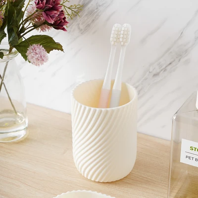 Gambar Stora 300 Ml Tempat Sikat Gigi - Putih Ivory