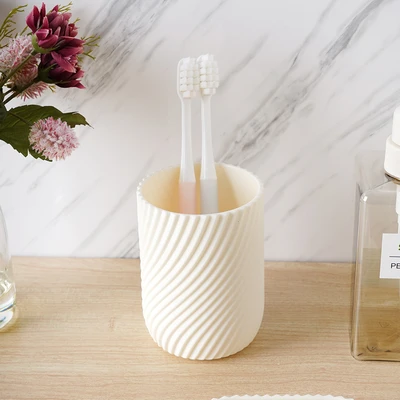 Gambar Stora 300 Ml Tempat Sikat Gigi - Putih Ivory