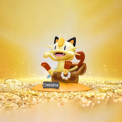 Gambar Funism Twinkmont Minifigure Meowth - Kuning