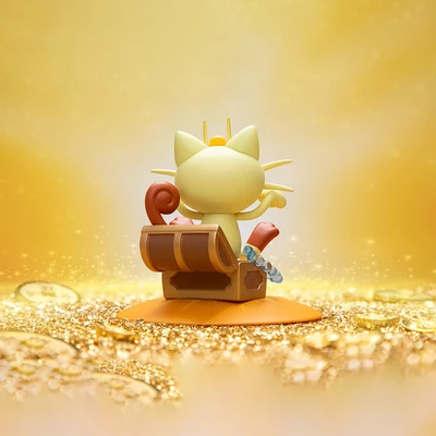 Gambar Funism Twinkmont Minifigure Meowth - Kuning