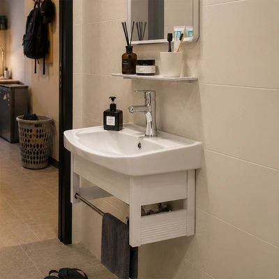 Gambar Informa Dori Set Kabinet Kamar Mandi - Putih