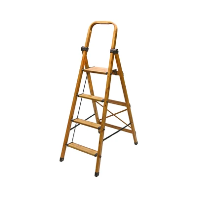 Gambar Krisbow Tangga Lipat Aluminium Handrail 4 Step H89