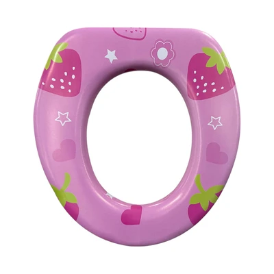 Gambar Kindla Alas Duduk Kloset Anak Soft Berry - Pink