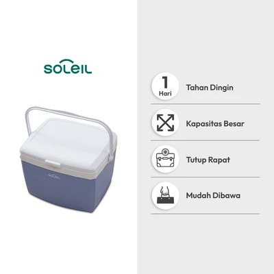 Gambar Soleil 13 Ltr Cooler Box - Biru Muda