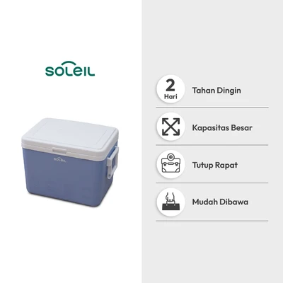 Gambar Soleil 27 Ltr Cooler Box - Biru Muda