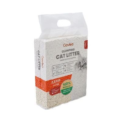 Gambar Cavea Unscent Pasir Kucing Tofu 7 Liter - Putih