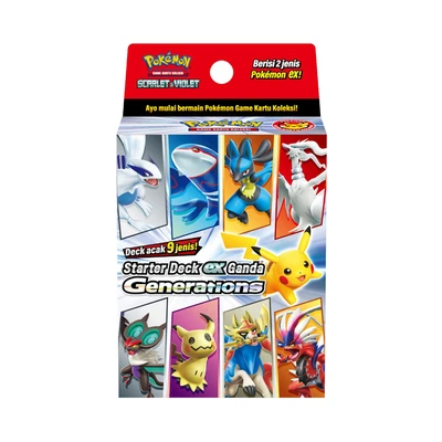 Gambar Pokemon Kartu Starter Deck Ex Ganda Generations Svm Random