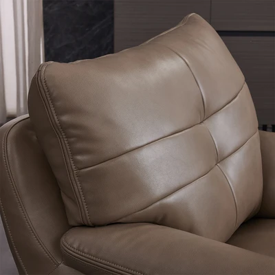 Gambar Informa Mozia Sofa Kulit 2 Seater - Cokelat Cappuccino
