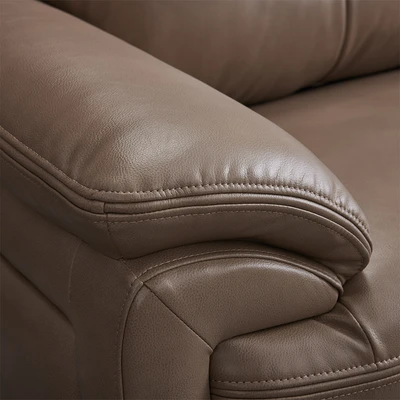 Gambar Informa Mozia Sofa Kulit 2 Seater - Cokelat Cappuccino