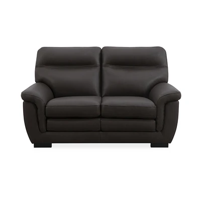 Gambar Informa Montero Sofa Kulit 2 Seater - Cokelat Tua