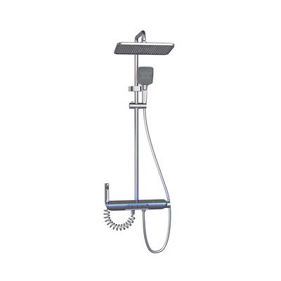 Gambar Acroz Elysio Set Shower Mandi LED - Abu-Abu