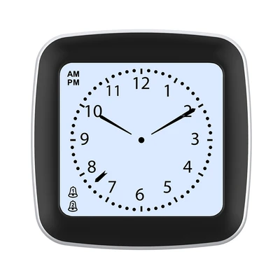 Gambar Forhom Jam Meja Lcd Digital - Hitam