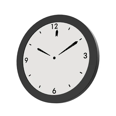 Gambar Forhom Jam Dinding Lca Digital Round - Hitam