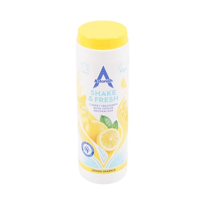 Gambar Astonish Shake & Fresh Lemon Sparkle Pengharum Karpet 350 gr - Putih/Kuning
