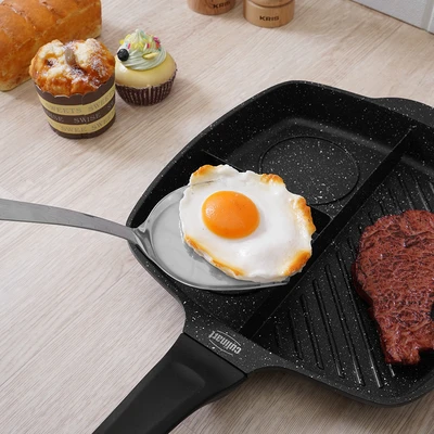 Gambar Culinart Spatula Chinese Turner - Silver/Hitam