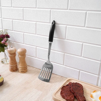 Gambar Culinart Spatula Turner Slotted - Silver/Hitam