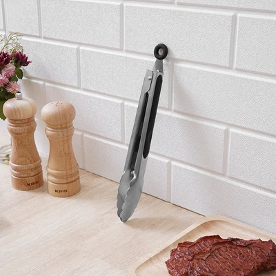 Gambar Culinart Penjepit Makanan Stainless Steel 430 23 cm - Silver/Hitam