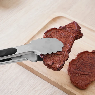 Gambar Culinart Penjepit Makanan Stainless Steel 430 23 cm - Silver/Hitam