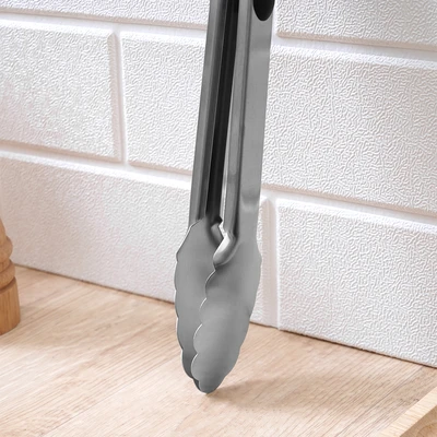 Gambar Culinart Penjepit Makanan Stainless Steel 430 33.5 cm - Silver/Hitam