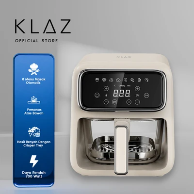 Gambar Klaz Air Fryer Digital Crystal 4 Liter 700 watt - Putih