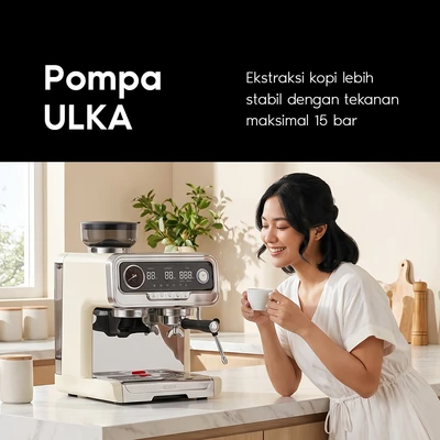 Gambar Klaz Verona Coffee Maker Espresso 2.8 Liter - Putih